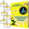 Świeczki tealight citronella odstraszające komary 6 sztuk